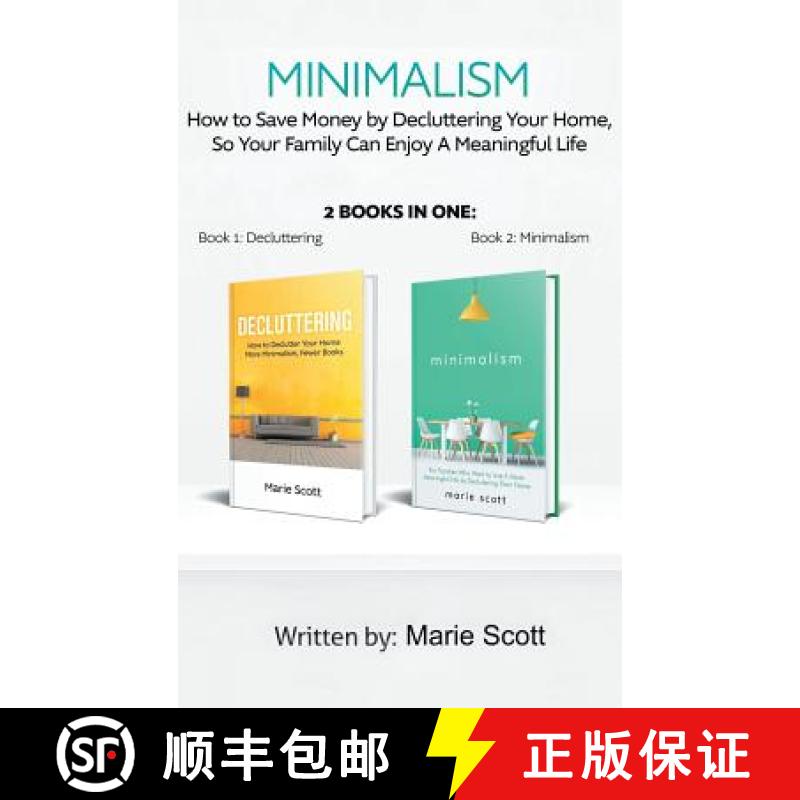 【3-4周达】Minimalism,2 books in one:: How to Save Money by Decluttering Your Home, So Your Family Ca... [9789657019504]