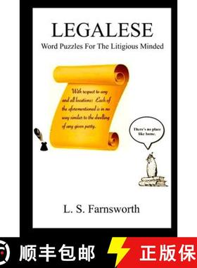 预订 Legalese: Word Puzzles For The Litigious Minded [9780692408971]
