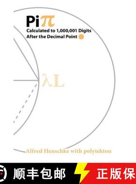 预订 Pi: Calculated to 1,000,001 Digits After the Decimal Point [9781941892220]