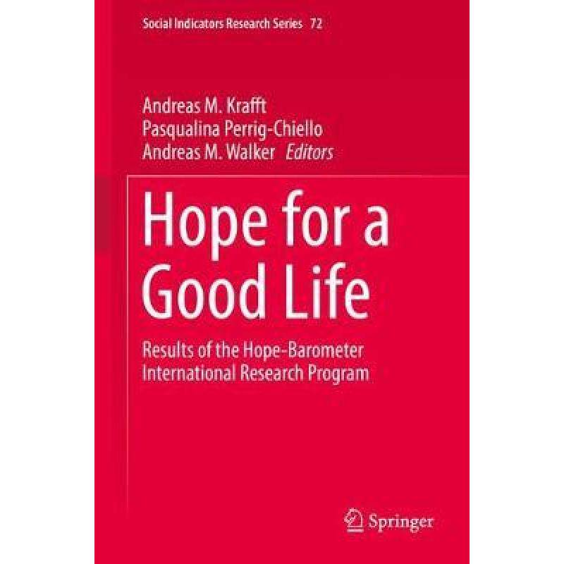 预订 hope for a good life: results of the. [9783319784694]