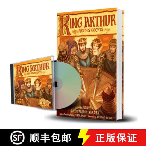 【3-4周达】精装 King Arthur and His Knights Bundle: Audiobook and Companion Reader [With CD (Audio)] [9781945841859]