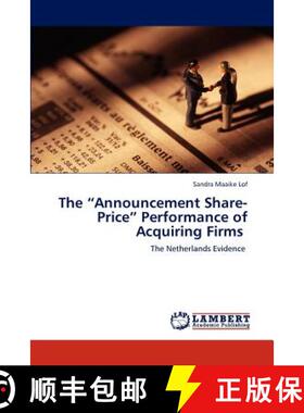 预订 The Announcement Share-Price Performance of Acquiring Firms [9783845436494]