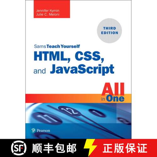 【3-4周达】Html, Css, and JavaScript All in One: Covering Html5, Css3, and Es6, Sams Teach Yourself [9780672338083]