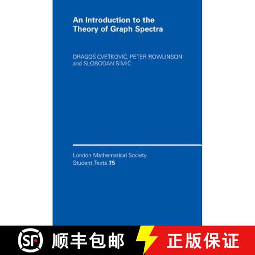 【3-4周达】An Introduction to the Theory of Graph Spectra (London Mathematical Society Student Texts) [9780521134088]