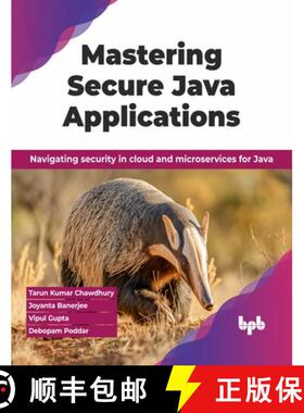 【3-4周达】Mastering Secure Java Applications: Navigating security in cloud and microservices for Jav... [9789355518842]