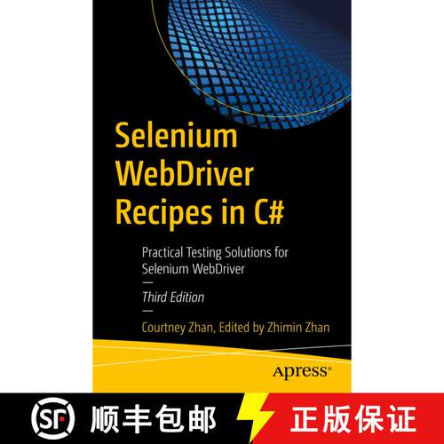 【3-4周达】Selenium WebDriver Recipes in C# : Practical Testing Solutions for Selenium WebDriver (Thi... [9798868800221]