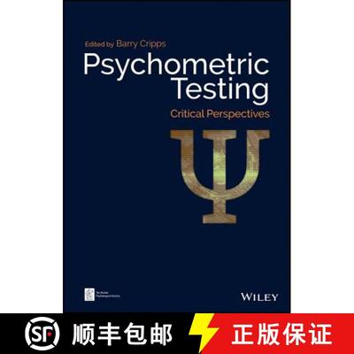 预订 Psychometric Testing - Critical Perspectives [Wiley心理学] [9781119182986]