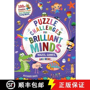 【3-4周达】Puzzle Challenges for Brilliant Minds Mazes, Games, and More [9781958350386]