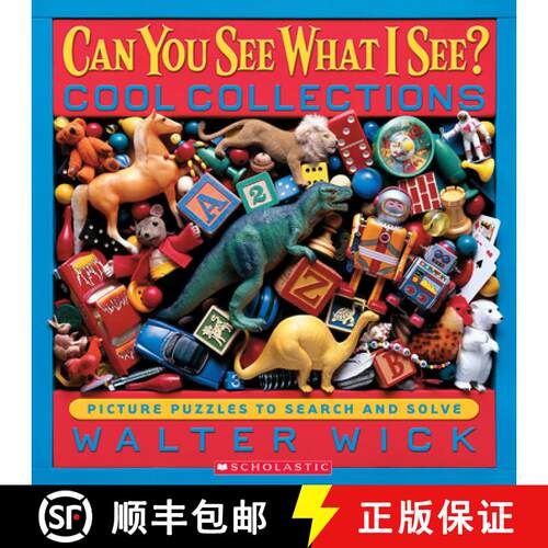 【3-4周达】精装 Can You See What I See? Cool Collections: Picture Puzzles to Search and Solve [9780439617727]