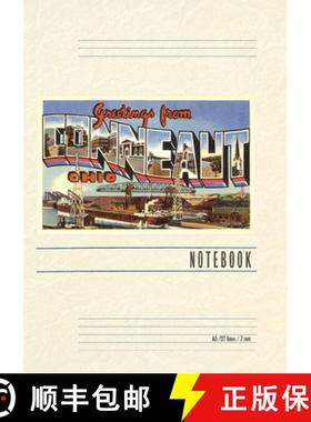 预订 Vintage Lined Notebook Greetings from Conneaut [9798385440597]