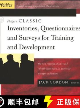 【3-4周达】Pfeiffer'S Classic Inventories, Questionnaires, And Surveys For Training And Development [... [9781118011065]
