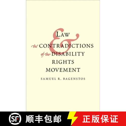 【3-4周达】精装 Law and the Contradictions of the Disability Rights Movement [9780300124491]