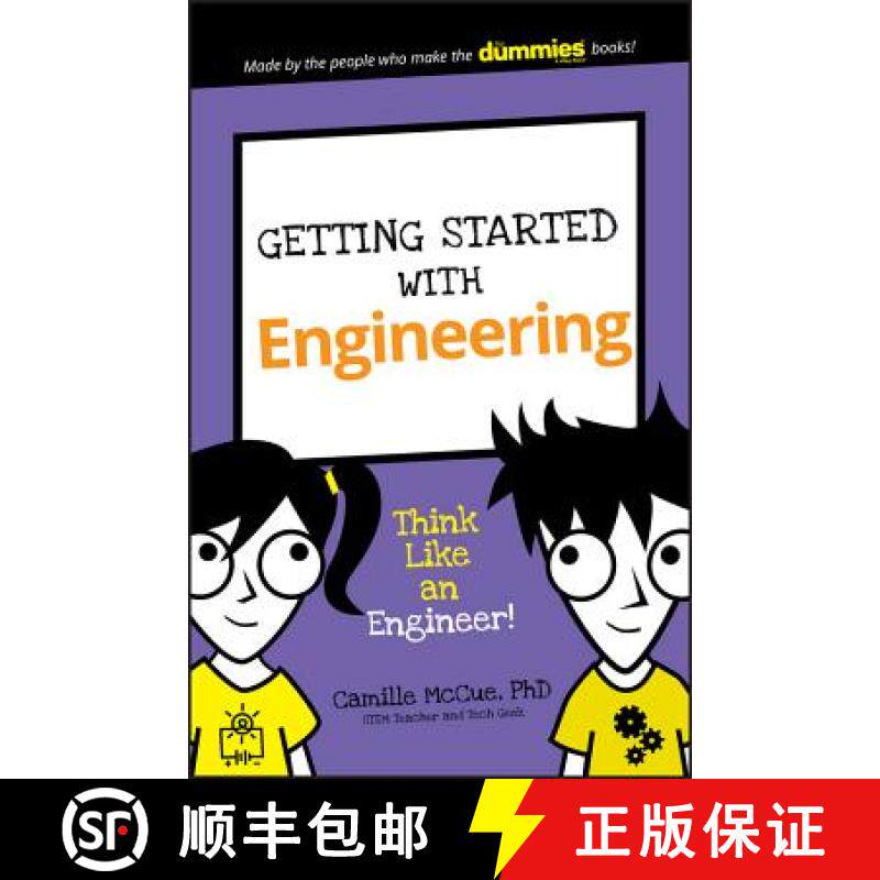【3-4周达】Getting Started With Engineering: Think Like An Engineer! [Wiley儿童] [9781119291220]