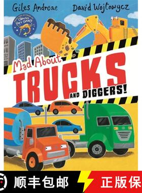 【3-4周达】Mad About Trucks and Diggers! [9781408339657]