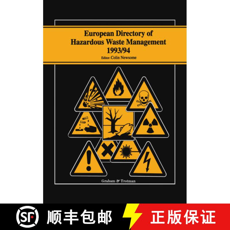 【3-4周达】European Directory of Hazardous Waste Management 1993/94 [9781853338847]