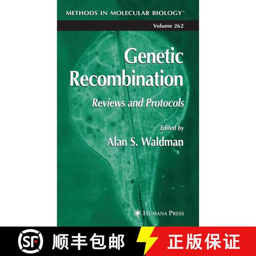 【3-4周达】精装 Genetic Recombination : Reviews and Protocols [9781588292360]