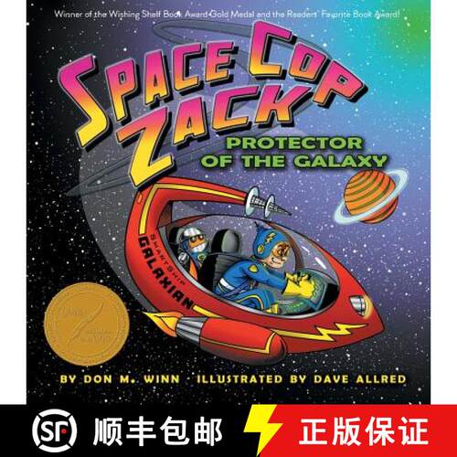 【3-4周达】Space Cop Zack, Protector of the Galaxy: A Kids' Book about Using Your Imagination [9781937615222]