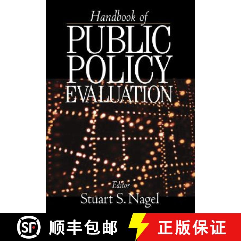 【3-4周达】Handbook of Public Policy Evaluation [9780761923749]