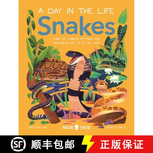 【3-4周达】精装 Snakes (a Day in the Life): What Do Cobras, Pythons, and Anacondas Get Up to All Day? [9781684493609]