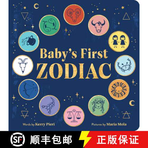 【3-4周达】Baby's First Zodiac [9781728258027]
