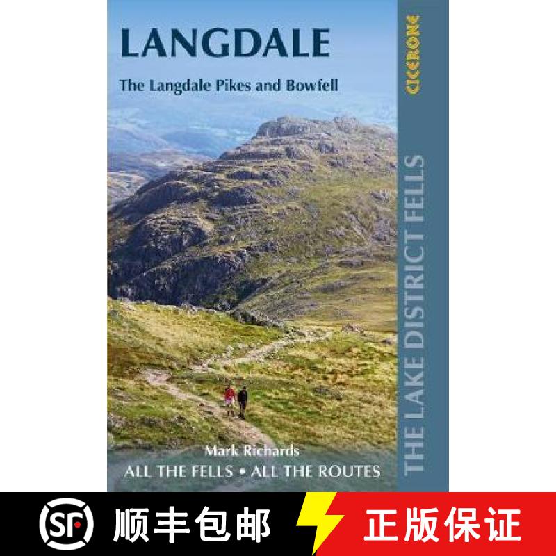 【3-4周达】Walking the Lake District Fells - Langdale: The Langdale Pikes and Bowfell [9781786310323]