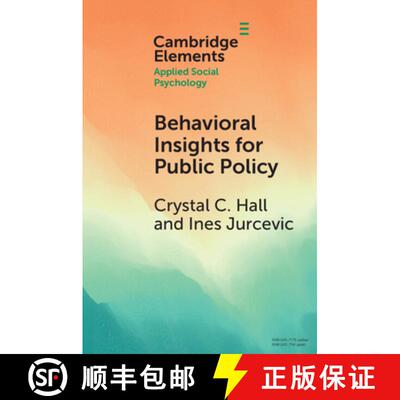 【3-4周达】Behavioral Insights for Public Policy: Contextualizing our Science [9781009013918]