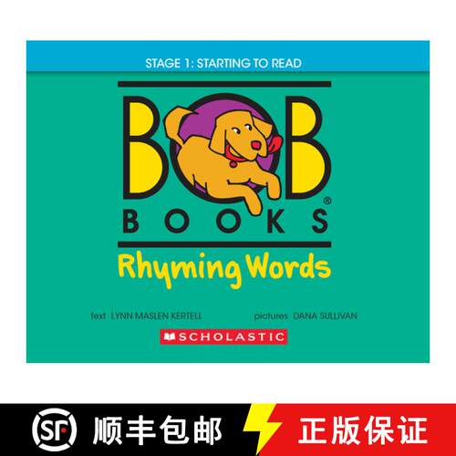 【3-4周达】Bob Books - Rhyming Words Hardcover Collection of 10 Stories | Decodable Phonics Stories, ... [9781546116813]