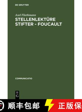 预订 Stellenlektüre Stifter - Foucault [9783484630277]