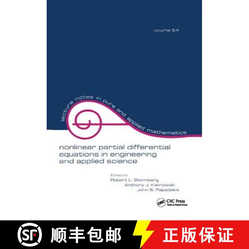 【3-4周达】Nonlinear Partial Differential Equations in Engineering and Applied Science: Volume 54 [9781138417472]