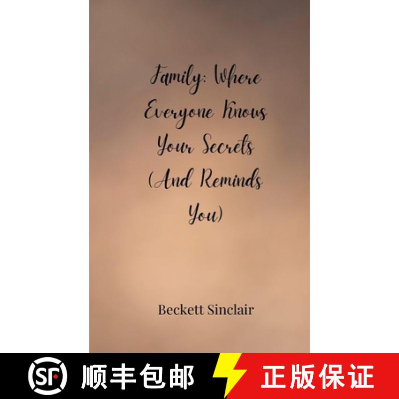 【3-4周达】Family: Where Everyone Knows Your Secrets (And Reminds You) [9783690858083]