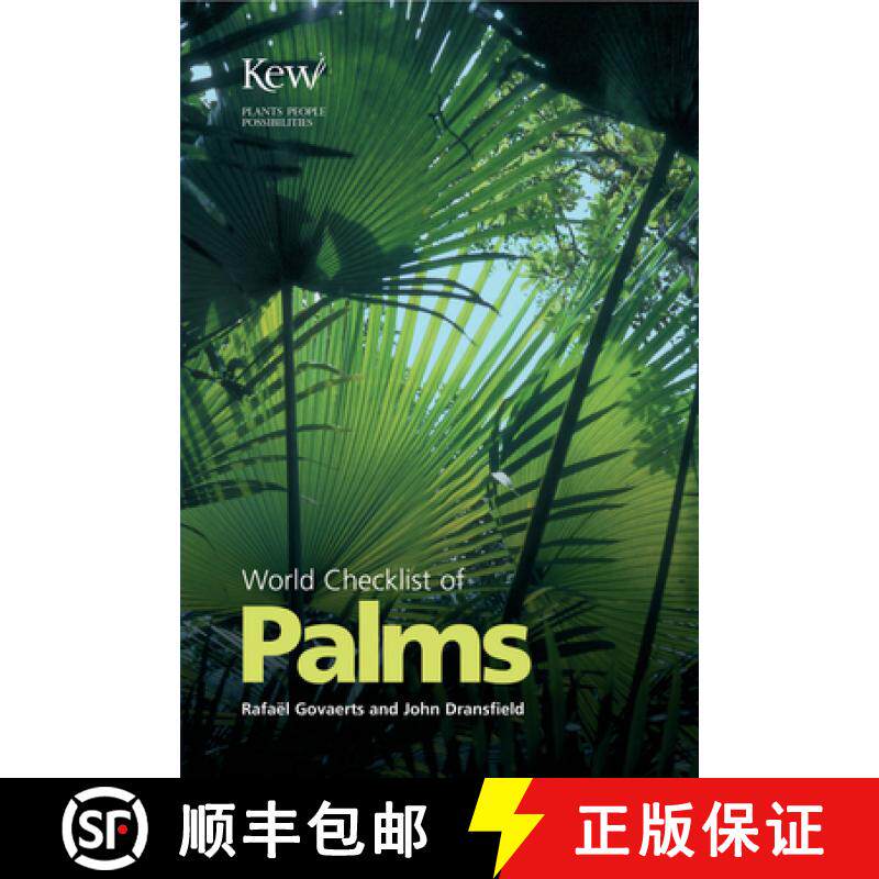 【3-4周达】World Checklist of Palms [9781842460849]