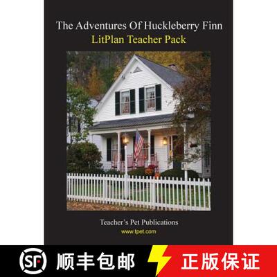 【3-4周达】Litplan Teacher Pack: The Adventures of Huckleberry Finn [9781602491878]