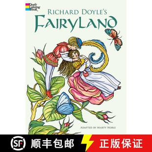 Fairyland Coloring 预订 9780486423845 Doyle Book Richard