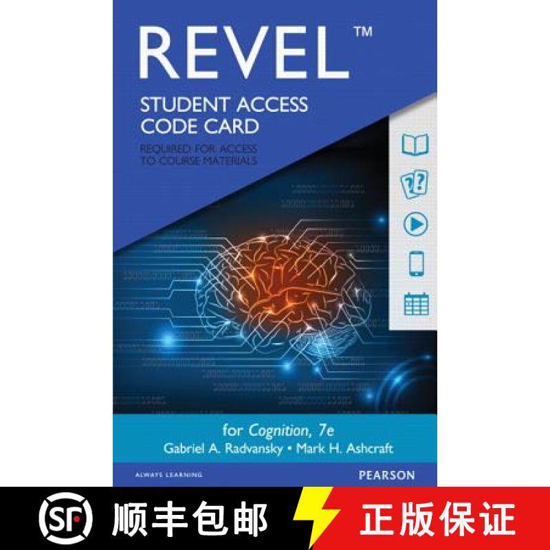 【3-4周达】Revel for Cognition -- Access Card [9780134476766],书籍/杂志/报纸,科学技术类原版书,淘宝优惠券,粉丝福利购,淘宝优惠卷