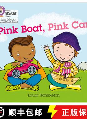 【3-4周达】Big Cat Phonics for Little Wandle Letters and Sounds Revised - Pink Boat, Pink Car: Phase 3 [9780008502386]