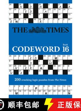 【3-4周达】The Times Codeword 16: 200 Cracking Logic Puzzles [9780008673239]