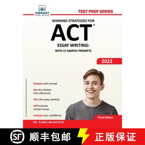 【3-4周达】Winning Strategies For ACT Essay Writing: With 15 Sample Prompts [9781636510491]