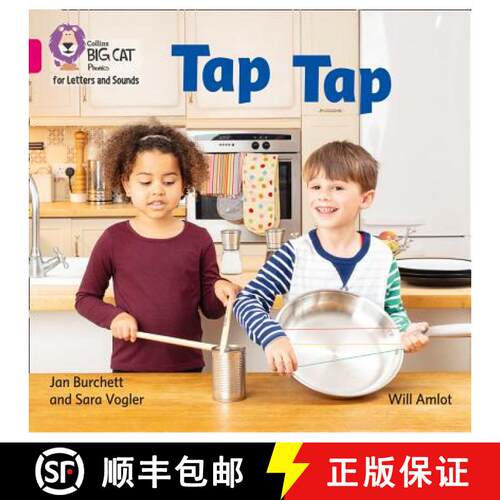 【3-4周达】Collins Big Cat - Tap and Pat!: Band 1a/Pink [9780008230173]