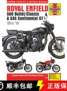 【3-4周达】Royal Enfield 500 Bullet / Classic & 535 Continental GT Haynes Service & Repair Manual: '0... [9781785214271]