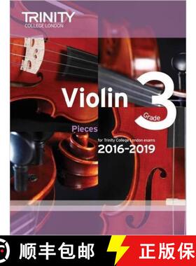 【3-4周达】Violin Exam Pieces Grade 3 2016-2019 [9780857364388]