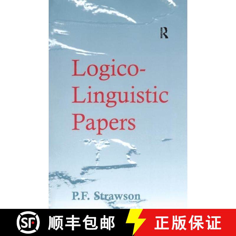 【3-4周达】Logico-Linguistic Papers [9780754637257]