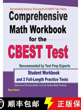 【3-4周达】Comprehensive Math Workbook for the CBEST Test: Student Workbook and 2 Full-Length Practic... [9781637191422]