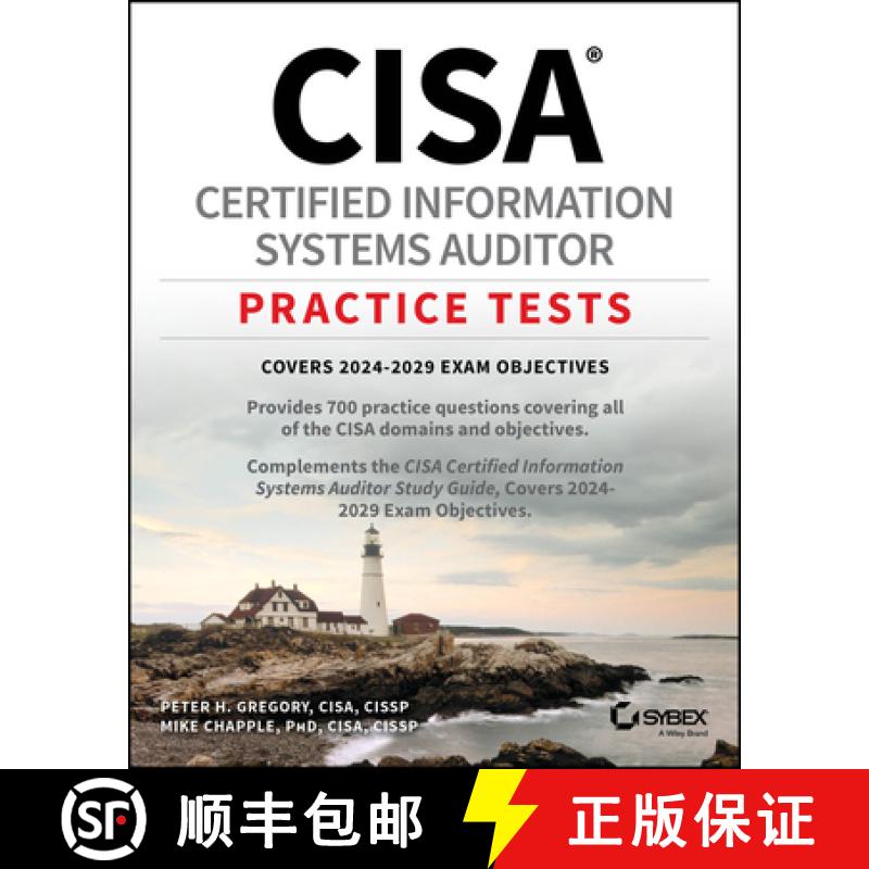 【3-4周达】Cisa Certified Information Systems Auditor Practice Tests [9781394290109]