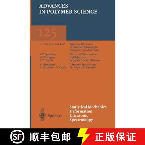 【3-4周达】Statistical Mechanics Deformation Ultrasonic Spectroscopy [9783662147832]