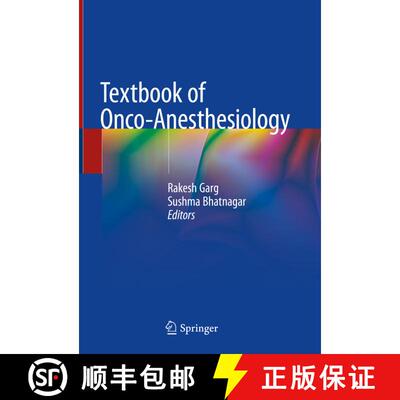 【3-4周达】精装 Textbook of Onco-Anesthesiology [9789811600050]