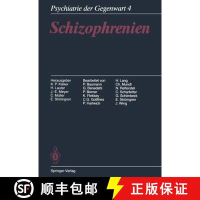 【3-4周达】Schizophrenien (3. Aufl. 1987. Softcover reprint of the original 3rd ed. 1987) [9783642879760]