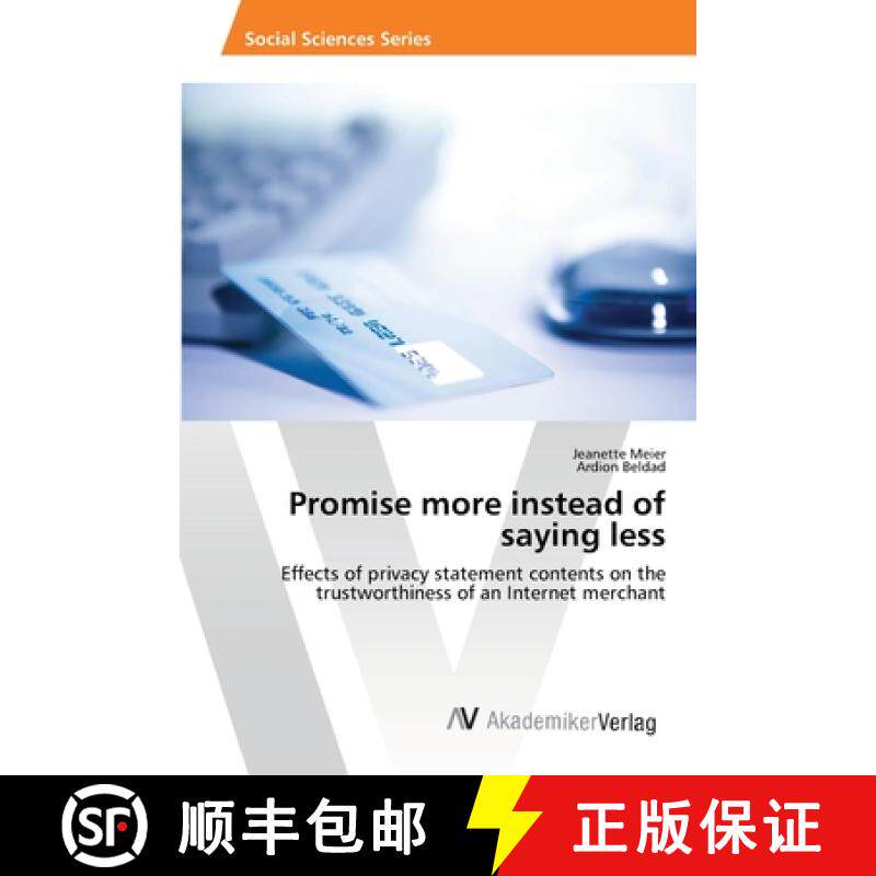 预订 Promise more instead of saying less [9783639477658]