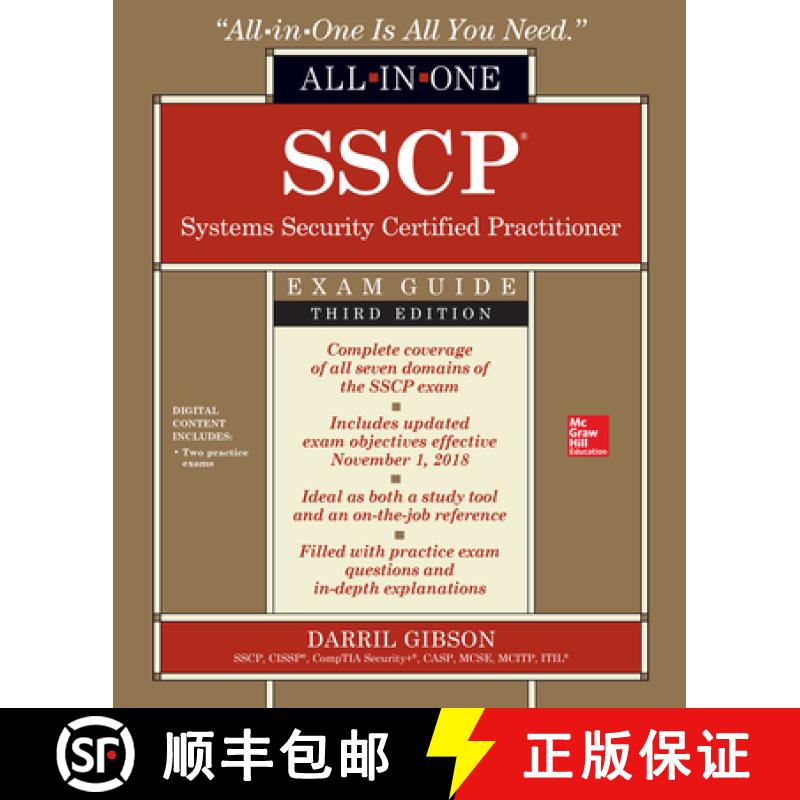 【2-3周达】Sscp Systems Security Certified Practitioner All-In-One Exam Guide, Third Edition [9781260128703]