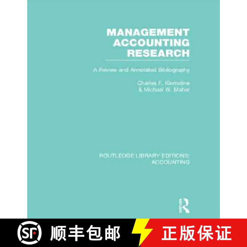 【3-4周达】Management Accounting Research (Rle Accounting): A Review and Annotated Bibliography [9780415715546]