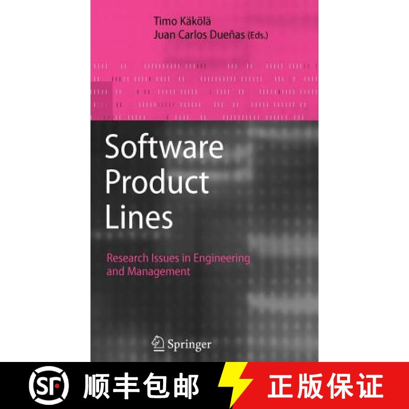【3-4周达】Software Product Lines : Research Issues in Engineering and Management [9783540332527]